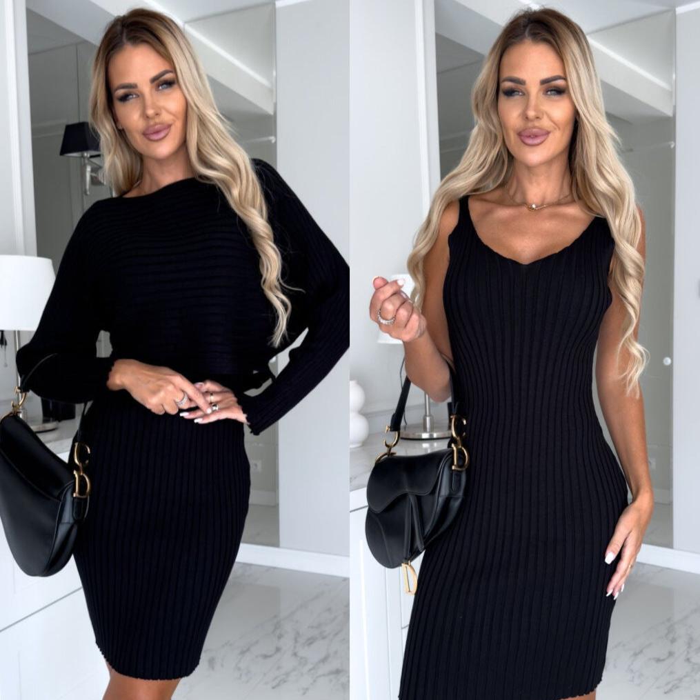 Twilight Ribbed Midi Dress